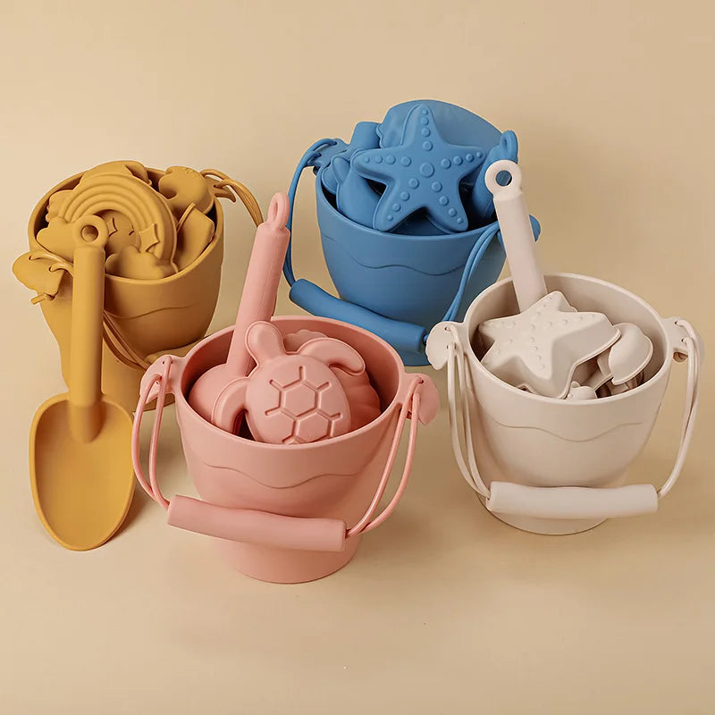 8pcs Silicone Beach Toys Set