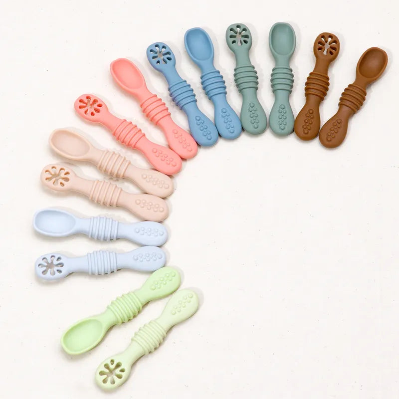 Baby Feeding Silicone Cutlery