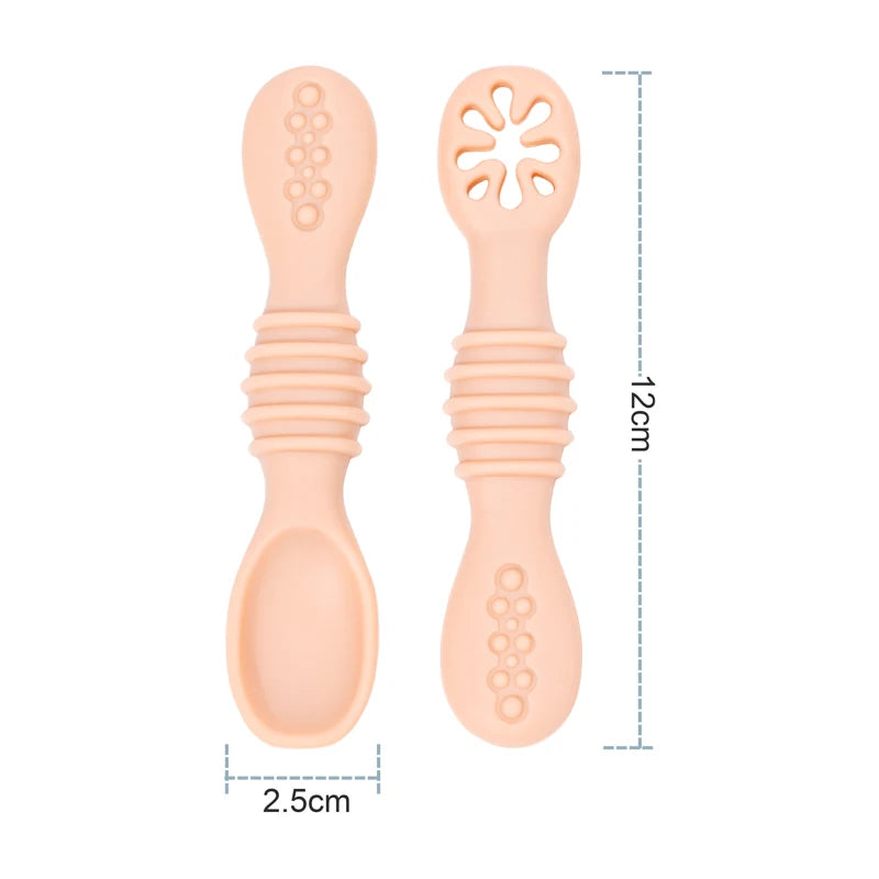 Baby Feeding Silicone Cutlery