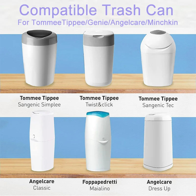 Purple Diaper Pail Refills Bags