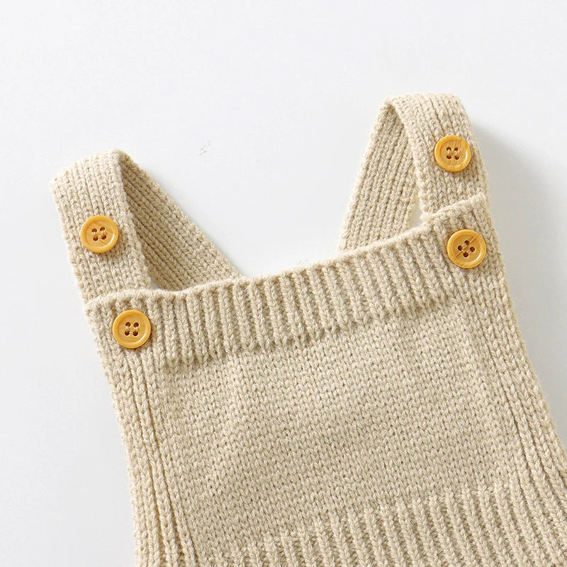 Knitted Sleeveless Bodysuit with Hat