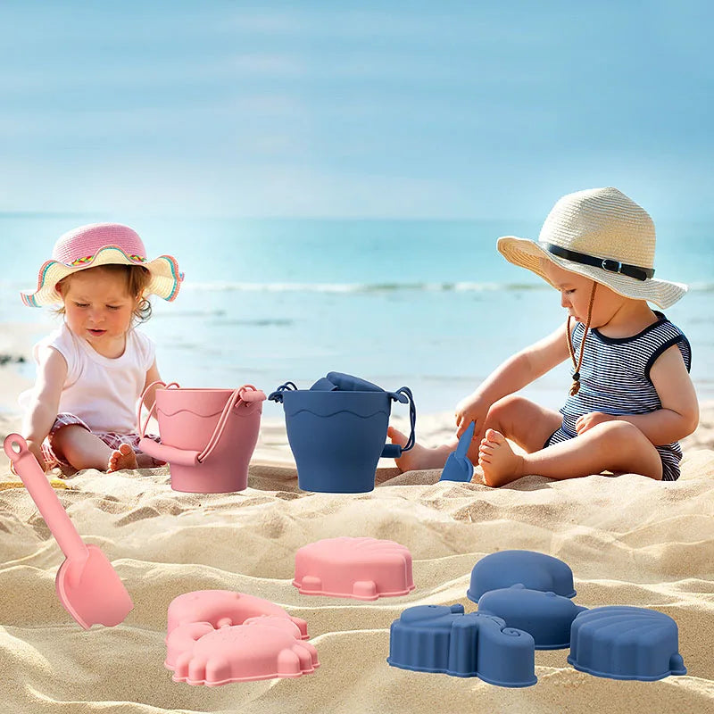 8pcs Silicone Beach Toys Set