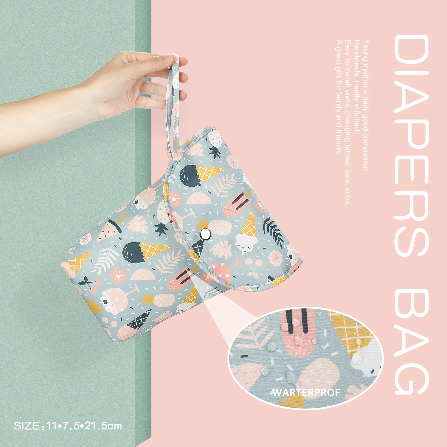 Waterproof Baby Diaper Bag