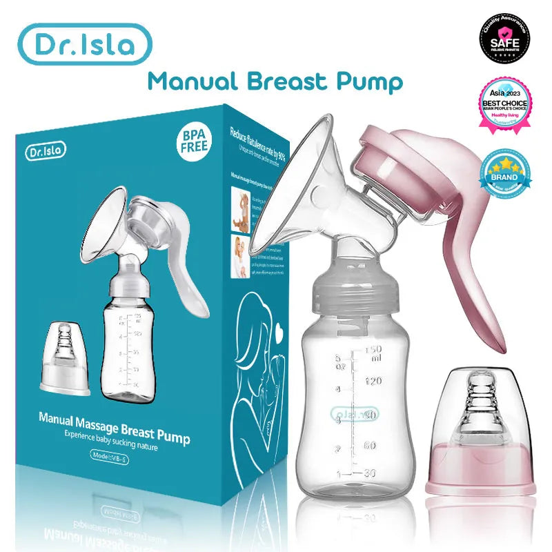 Silicone Manual Baby Feeding Breast Pump